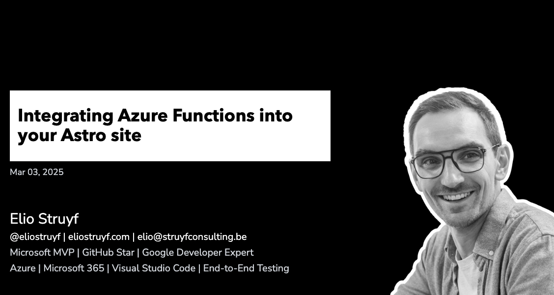 Integrating Azure Functions into your Astro site